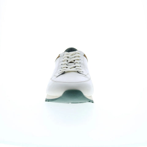 Pastori by Di Bianco Lucius Nappa Suede Ivory Mens Beige Sneakers Shoes