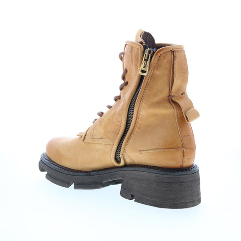 A.S. 98 Lukie Womens Brown Leather Lace Up Casual Dress Boots