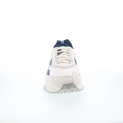 Reebok LX2200 Mens Beige Leather Lace Up Lifestyle Sneakers Shoes