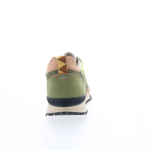 Reebok LX2200 Mens Green Suede Lace Up Lifestyle Sneakers Shoes