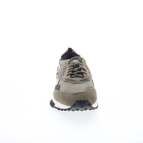 Reebok LX2200 Mens Green Suede Lace Up Lifestyle Sneakers Shoes