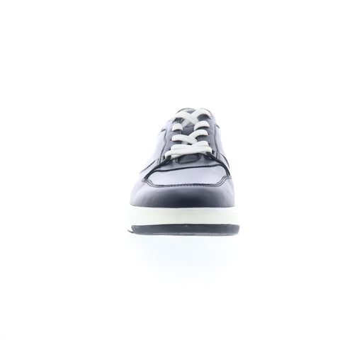Robert Graham LY202-M9 Mens Gray Leather Lace Up Lifestyle Sneakers Shoes