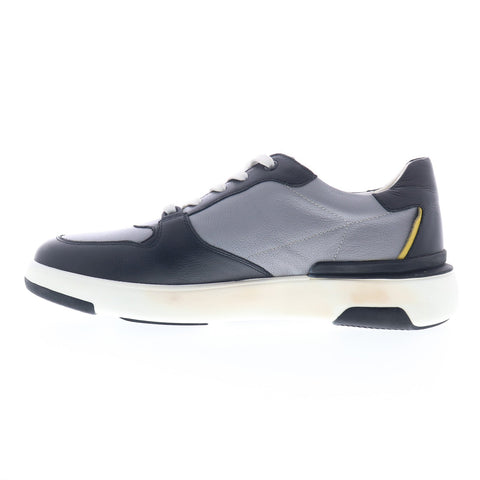 Robert Graham LY202-M9 Mens Gray Leather Lace Up Lifestyle Sneakers Shoes