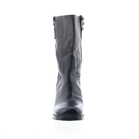 A.S. 98 Lyam Womens Black Leather Slip On Casual Dress Boots