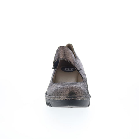 Fly London Lyka LYKA350FLY-004 Womens Gray Slip On Loafer Flats Shoes