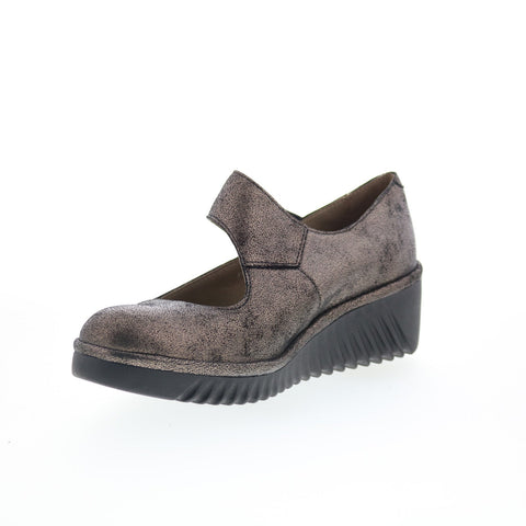 Fly London Lyka LYKA350FLY-004 Womens Gray Slip On Loafer Flats Shoes