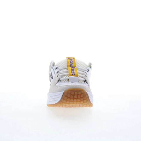 DC Lynx OG ADYS100425-WHP Mens White Suede Skate Inspired Sneakers Shoes