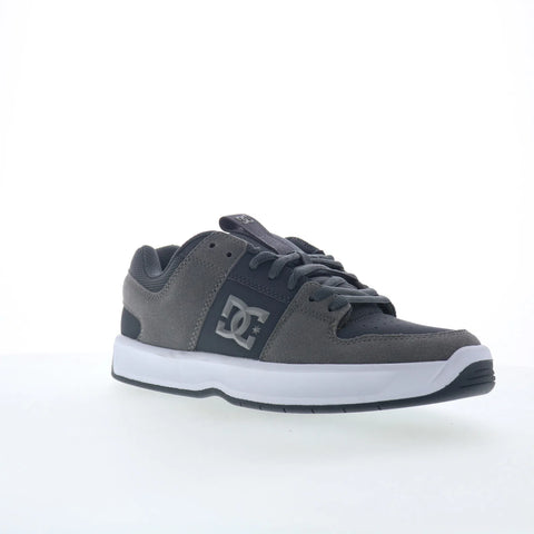 DC Lynx Zero ADYS100615-GW1 Mens Gray Leather Skate Inspired Sneakers Shoes