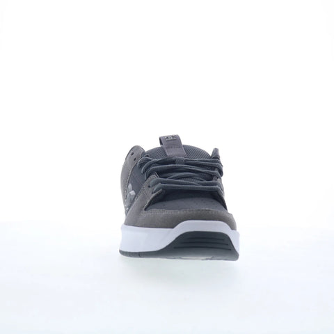 DC Lynx Zero ADYS100615-GW1 Mens Gray Leather Skate Inspired Sneakers Shoes