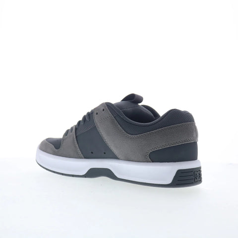 DC Lynx Zero ADYS100615-GW1 Mens Gray Leather Skate Inspired Sneakers Shoes