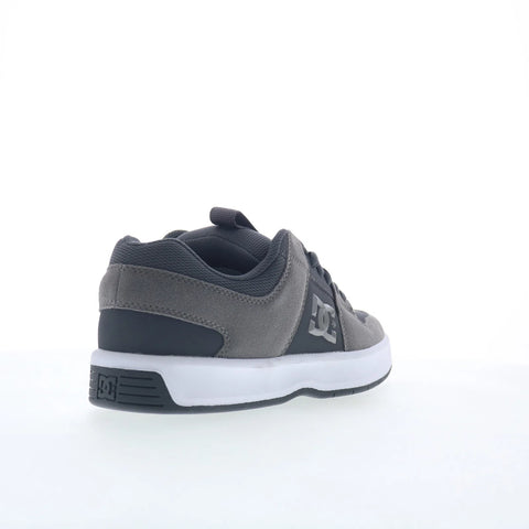DC Lynx Zero ADYS100615-GW1 Mens Gray Leather Skate Inspired Sneakers Shoes