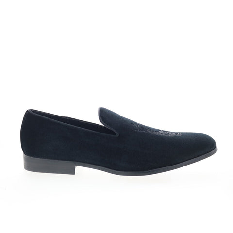 Steve Madden Dakang M-DAKANG Mens Black Loafers & Slip Ons Casual Shoes