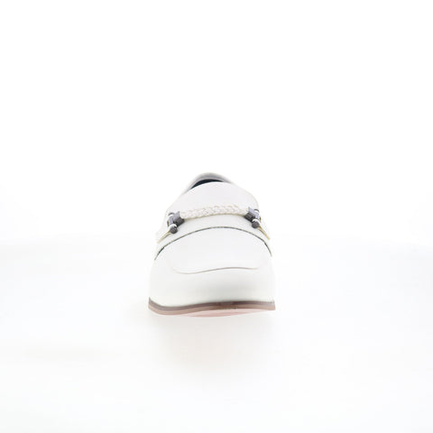 Steve Madden Gattor M-GATTOR Mens White Loafers & Slip Ons Penny Shoes