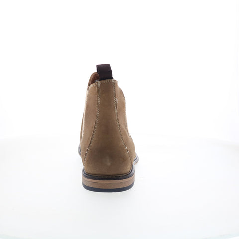 Steve Madden M-Golde Mens Brown Leather Slip On Chelsea Boots