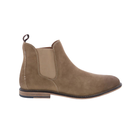 Steve Madden M-Golde Mens Brown Leather Slip On Chelsea Boots