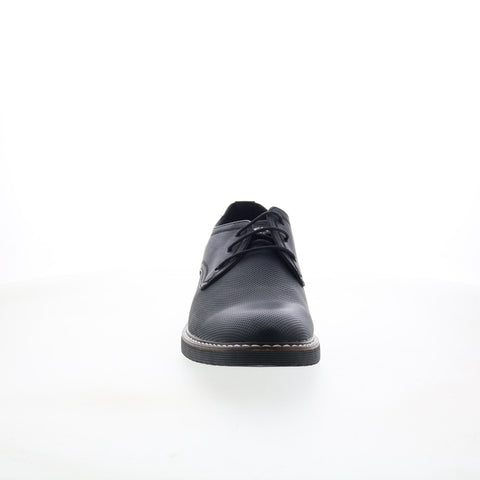 Steve Madden M-Onslow Mens Black Leather Oxfords & Lace Ups Casual Shoes