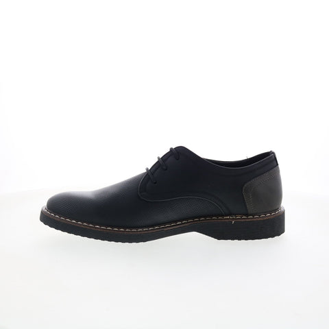Steve Madden M-Onslow Mens Black Leather Oxfords & Lace Ups Casual Shoes
