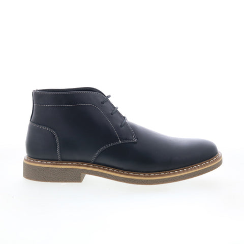 Steve Madden M-Unkorn Mens Black Leather Lace Up Chukkas Boots