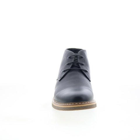 Steve Madden M-Unkorn Mens Black Leather Lace Up Chukkas Boots