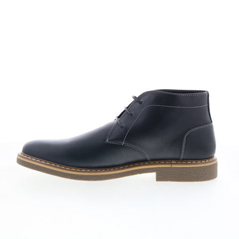 Steve Madden M-Unkorn Mens Black Leather Lace Up Chukkas Boots