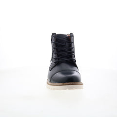 Steve Madden M-Zimmen Mens Black Leather Lace Up Casual Dress Boots - Ruze  Shoes