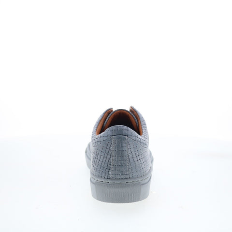 Aquatalia Alaric Embossed Calf Waterproof Mens Gray Lifestyle Sneakers Shoes
