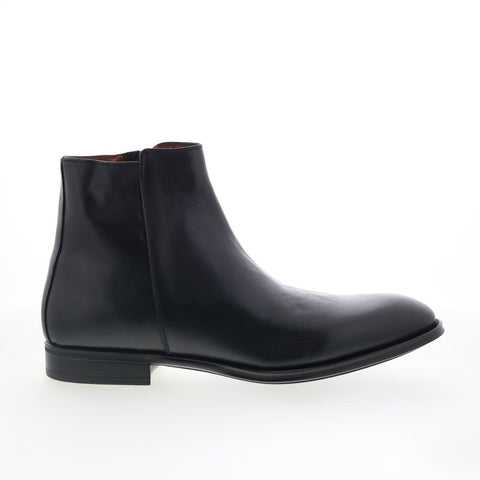 Aquatalia Daniel Waterproof M054801 Mens Black Leather Casual Dress Boots