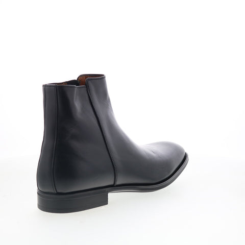Aquatalia Daniel Waterproof M054801 Mens Black Leather Casual Dress Boots