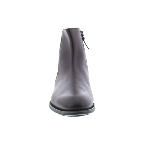 Aquatalia Daniel M054834 Mens Brown Leather Zipper Casual Dress Boots