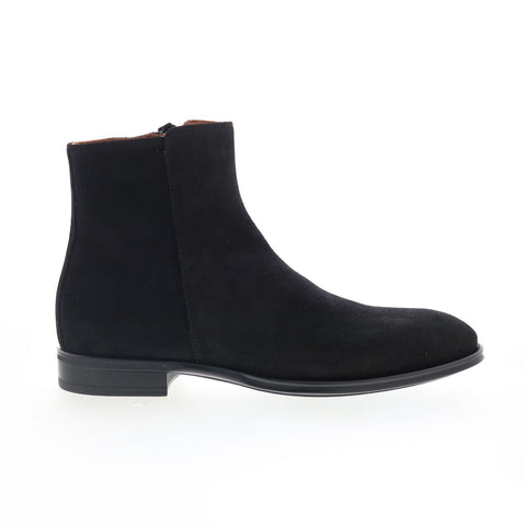 Aquatalia Daniel Suede Waterproof M054901 Mens Black Casual Dress Boots