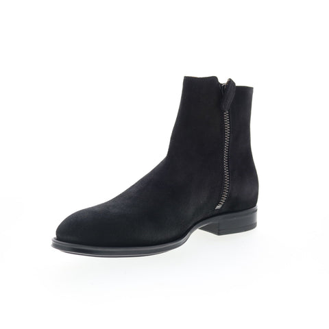 Aquatalia Daniel Suede Waterproof M054901 Mens Black Casual Dress Boots