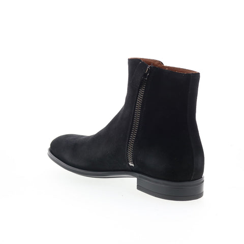 Aquatalia Daniel Suede Waterproof M054901 Mens Black Casual Dress Boots