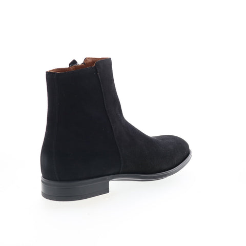 Aquatalia Daniel Suede Waterproof M054901 Mens Black Casual Dress Boots