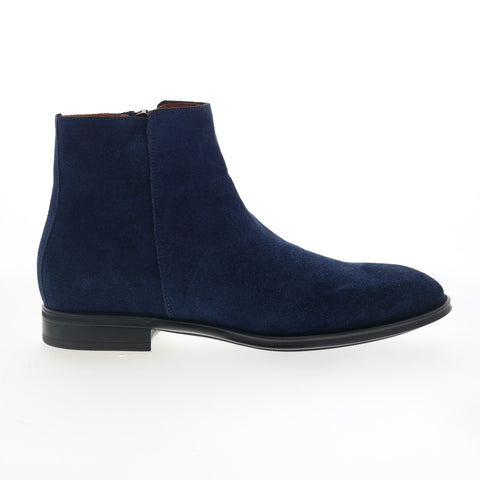Aquatalia Daniel Suede Waterproof M05494173 Mens Blue Casual Dress Boots