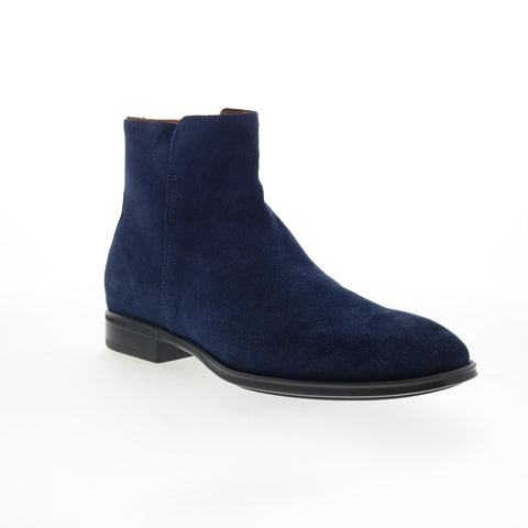 Aquatalia Daniel Suede Waterproof M05494173 Mens Blue Casual Dress Boots