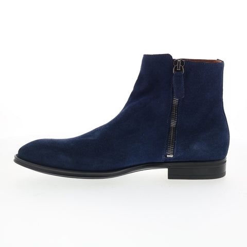 Aquatalia Daniel Suede Waterproof M05494173 Mens Blue Casual Dress Boots