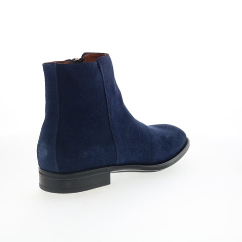 Aquatalia Daniel Suede Waterproof M05494173 Mens Blue Casual Dress Boots