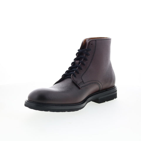 Aquatalia Renzo Waterproof M058405 Mens Burgundy Leather Casual Dress Boots