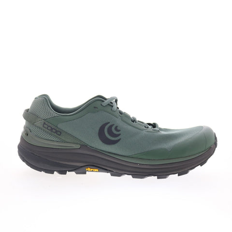 Topo Traverse M059 Mens Green Canvas Lace Up Athletic Running Shoes