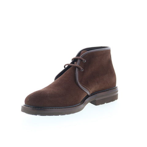 Aquatalia Rinaldo Waterproof M063934 Mens Brown Suede Lace Up Chukkas Boots