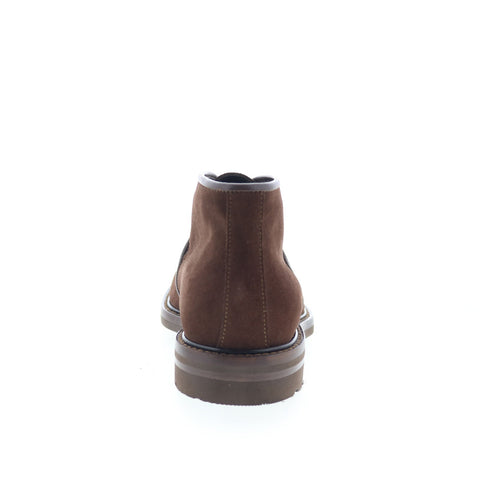 Aquatalia Rinaldo Waterproof M063934 Mens Brown Suede Lace Up Chukkas Boots