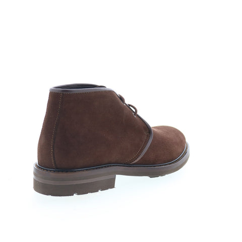 Aquatalia Rinaldo Waterproof M063934 Mens Brown Suede Lace Up Chukkas Boots