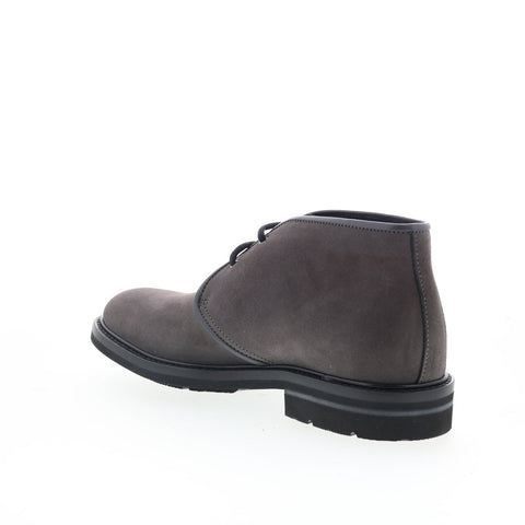 Aquatalia Rinaldo Waterproof M063929 Mens Gray Suede Lace Up Chukkas Boots