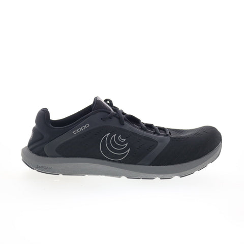 Topo St-5 M071 Mens Black Canvas Lace Up Athletic Running Shoes