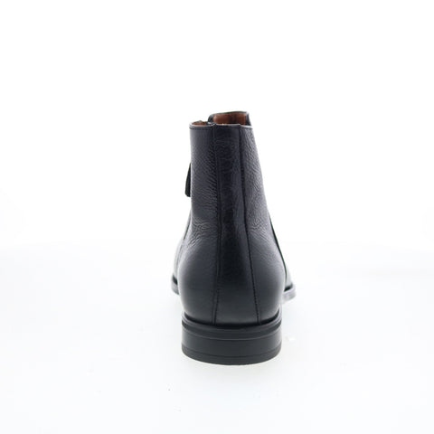 Aquatalia Daniel Waterproof M074201 Mens Black Leather Casual Dress Boots
