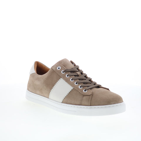 Aquatalia Joshua Waterproof M076029 Mens Gray Suede Lifestyle Sneakers Shoes