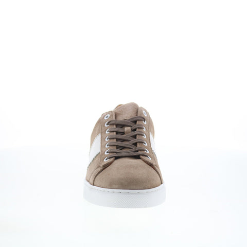 Aquatalia Joshua Waterproof M076029 Mens Gray Suede Lifestyle Sneakers Shoes