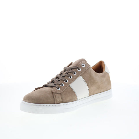 Aquatalia Joshua Waterproof M076029 Mens Gray Suede Lifestyle Sneakers Shoes