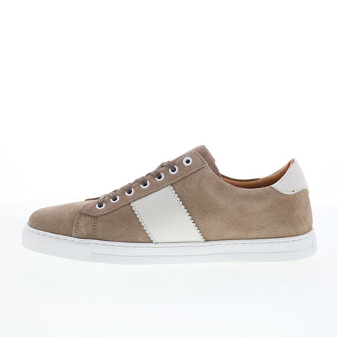 Aquatalia Joshua Waterproof M076029 Mens Gray Suede Lifestyle Sneakers Shoes