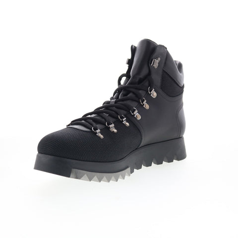 Aquatalia Dakota Waterproof M091501 Mens Black Leather Casual Dress Boots